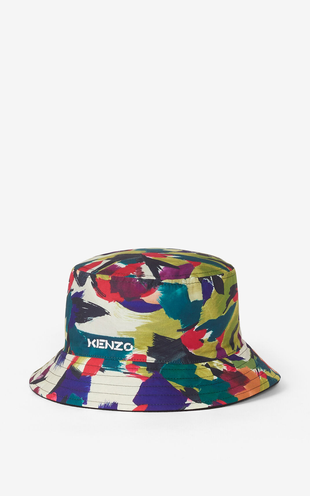 Gorro Pescador Kenzo Archive Floral reversible Hombre Verde Oliva NTZ580629